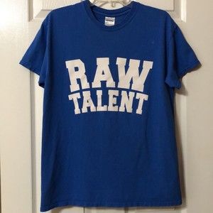 Gildan shirt RAW TALENT unisex men or women Size Medium